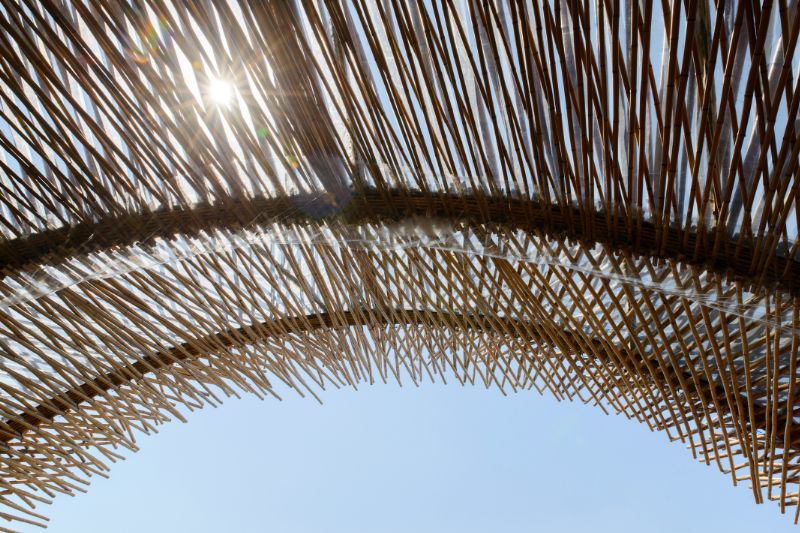 Bamboo Pergola Roof