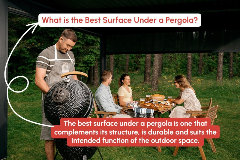 Best Surface Under a Pergola