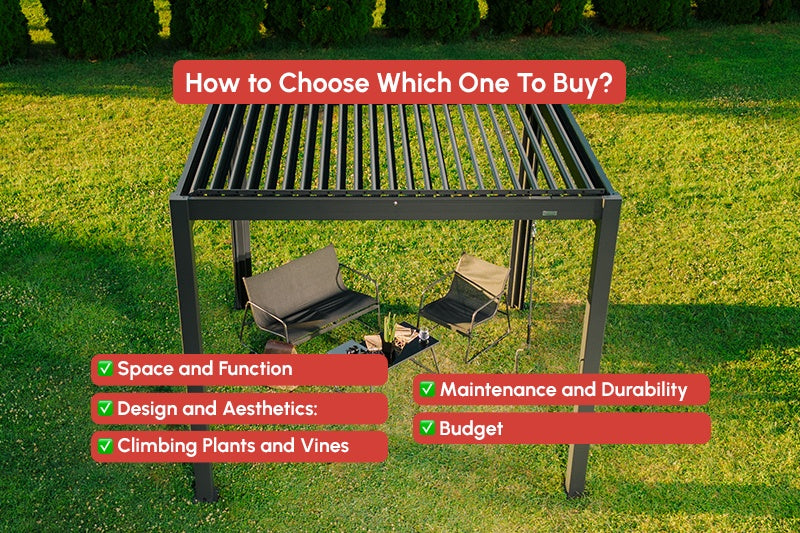 Buy an Arbor or a Pergola