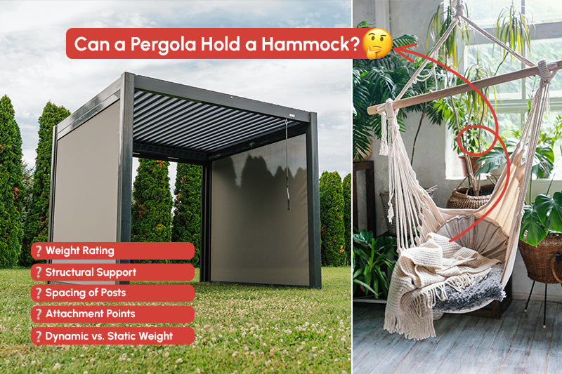 Can a Pergola Hold a Hammock?