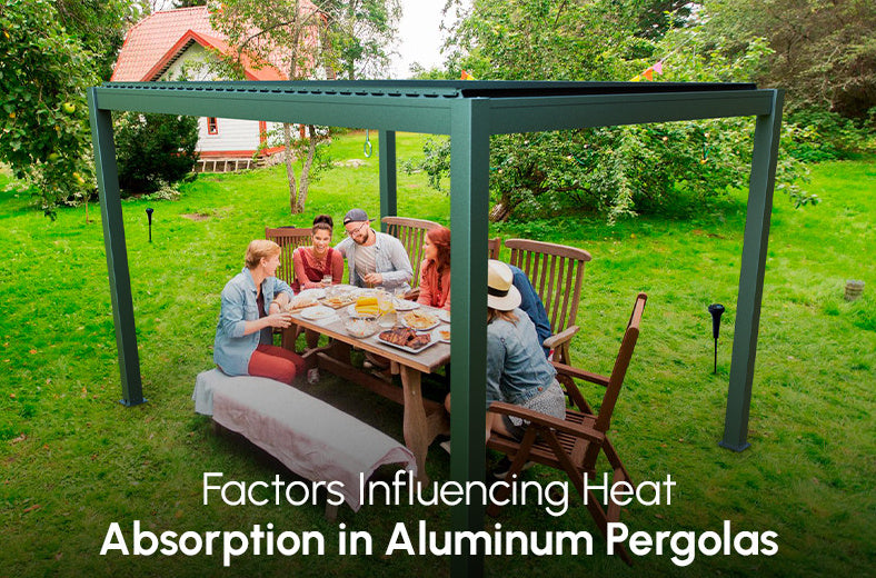 Factors Influencing Heat Absorption in Aluminum Pergolas