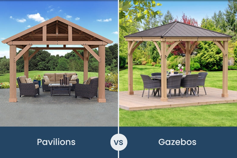 Pavilions Vs Gazebos