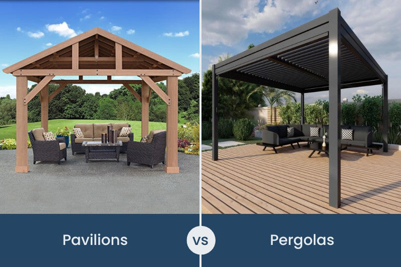 Pavilions Vs Pergolas