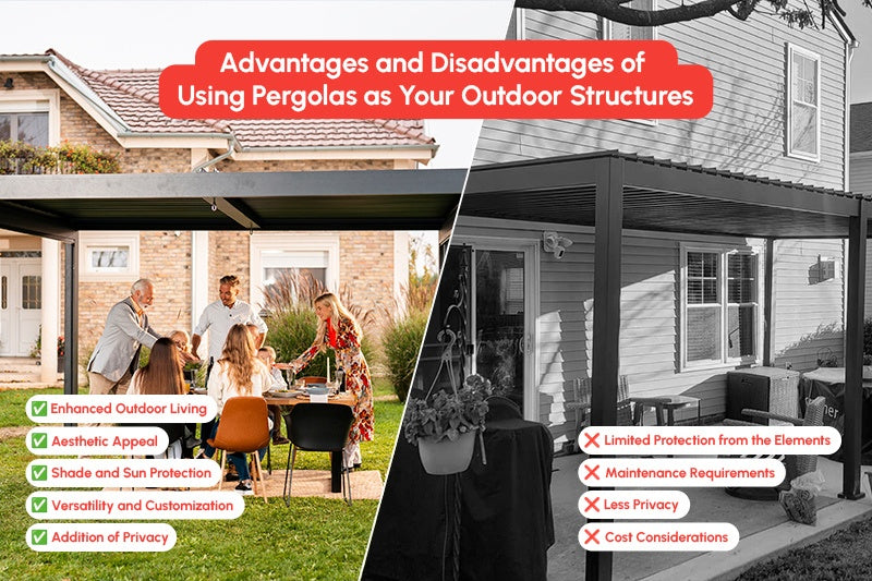 Pergola advantages and disadvantages