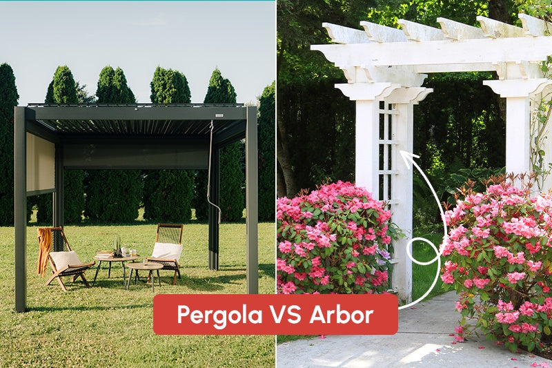 Pergola vs Arbor