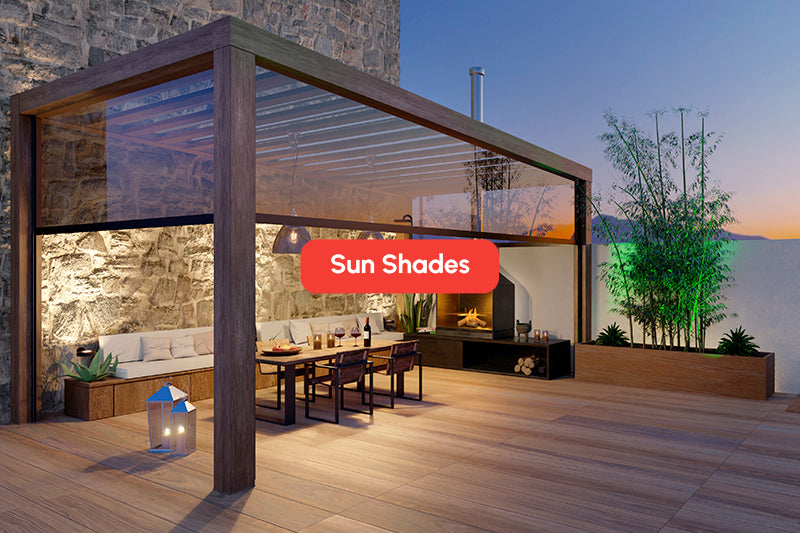 Sun Shades for Pergola Privacy