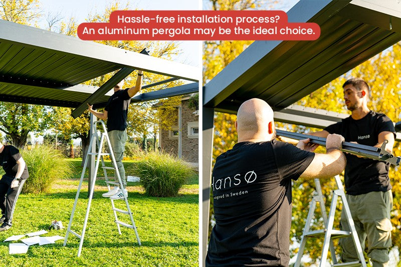 Which Pergola Material Offers Easier Installation